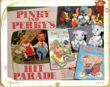 Pinky and Perky talking and singing pigs