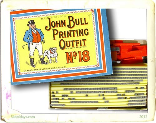 John Bull printing outfit from the 1950s